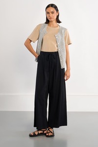 LILI SIDONIO Drawstring Pants Black