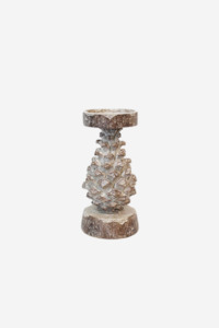 Christmas: Pinecone Candle Holder - Small
