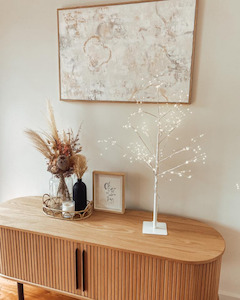 Christmas Trees: Arctic Birch LED Tree White - Small