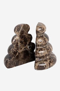 Books And Stationery: Casa Bookends - Dark Marble