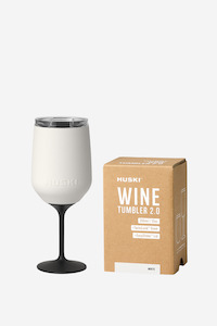 Keep Cups And Bottles: Huski Wine Tumbler 2.0 - White