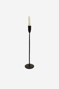 Home: Dax Black Candle Holder - Large