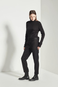 Juliette Hogan Lounge: Complete Pant - Soft Suiting - Black