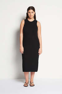 Juliette Hogan Lounge: JHL Split Tank Dress - Black