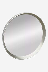 Furniture: Aura Mirror - Brushed Silver