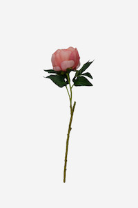 Faux Greenery: Opening Peony - Blush