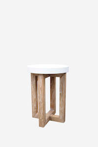 Concrete Quad Side Table