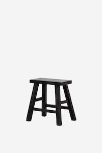 Parq Rectangle Footstool - Black