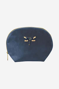 Dragonfly Cosmetic Bag - Navy