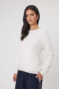 Marlow: Alto Merino Crew - Ecru