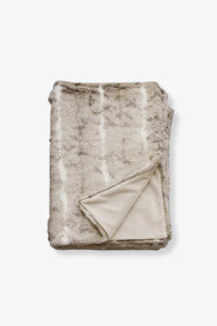 Throws And Blankets: Heirloom Faux Fur Throw - Mountain Rabbit