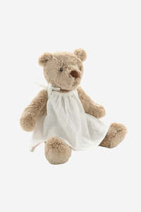Kids Room: Honey Bear Dress - White