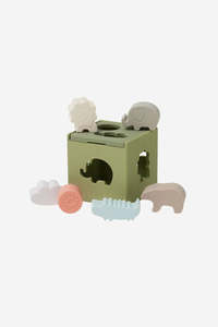 Kids Toys: Silicone Sorting Box - Animals