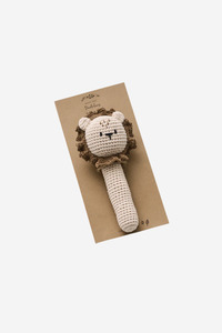 Kids Toys: Crochet Lion Rattle