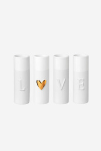 Love Mini Vases - Set of 4