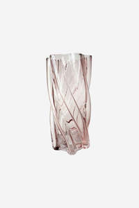 Vases Votives And Planters: Carrie Glass Vase - Blush