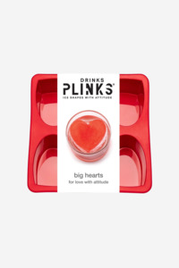 Glassware: Ice Cube Tray - Big Heart