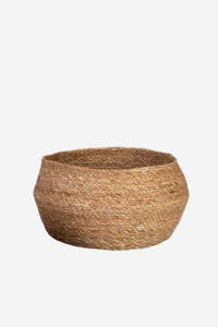 Storage: Seagrass Natural Basket - Large