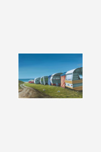 Caravan Avenue Art Print Box Frame