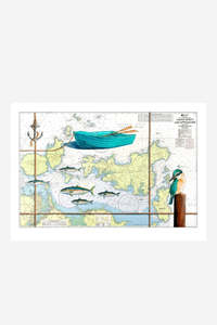 Wall Art: Limited Edition A2 Print - Tamaki Strait