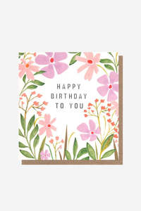 Gifting: Happy Birthday to you Pink & Lilac - Gift Card