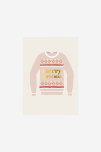 Ugly Christmas Sweater - Greeting Card