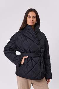 Montana Wrap Coat - Black