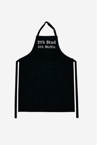 Gifts For Him: Men's Apron - 20% Stud 80% Muffin