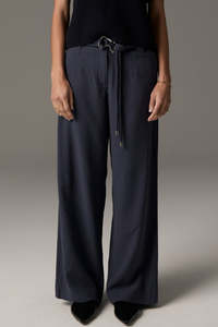 Lou Belted Pant - Slate