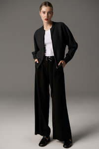 Pol: Lou Belted Pant - Black