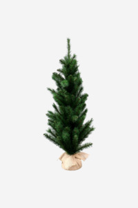 Christmas Trees: Flocked Tree Green - Small