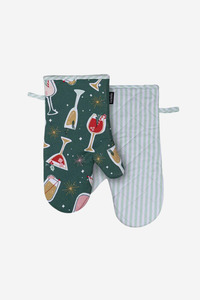 Ladelle: Let's Get Merry Oven Mitts