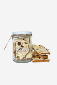 Christmas Edition - White Chocolate Pistachio & Berry Toffee