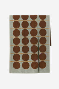 Outdoor Living: Abacus Beach Towel - Mist/Paprika