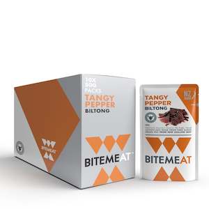 Bitemeat: Tangy Pepper 50g - Carton of 10