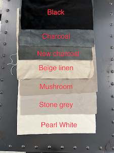 Bed 1: Fabric Swatches