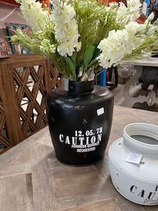 Caution Pot Black Large
