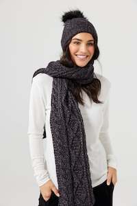 Accessories: Stormie Scarf- BLACK