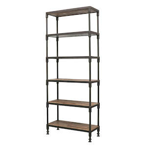 Living: Can be ordered in: INDUSTRIAL METAL BOOKSHELF - NARROW