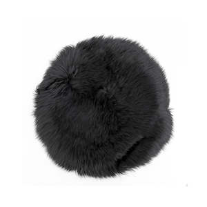 SHEEPSKIN SEAT PAD - BLACK
