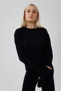 Apparel: Cosmo Knit- BLACK