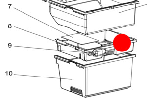 b2: Mitsubishi Freezer Case Draw Up CGX492EP CX450ER LX442EX