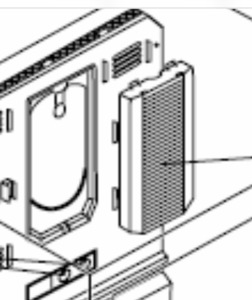 Products: Mitsubishi Fridge Light Cover HA89470