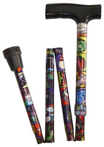 Goldfern Folding Walking Stick Kiwiana