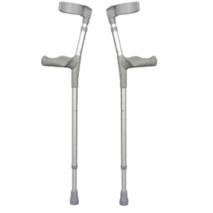 AML Deluxe Elbow Crutches Comfy Handle
