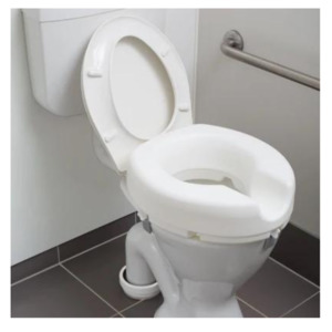 Viscount Raised Toilet Seat 4"