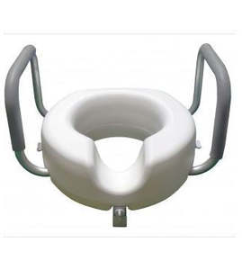 Goldfern Raised Toilet Seat 5IN With Armrests