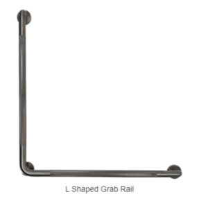 Grab Rail L Shaped - Stainless
