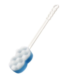 AML Long Handled Bath Sponge 2 IN 1