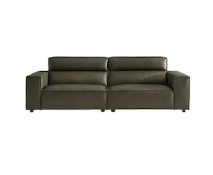 ROMEO 3-Seater Genuine Leather Lounge Suite